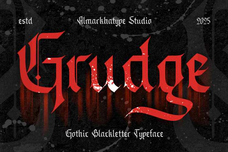 Grudge - Gothic Blackletter Typeface