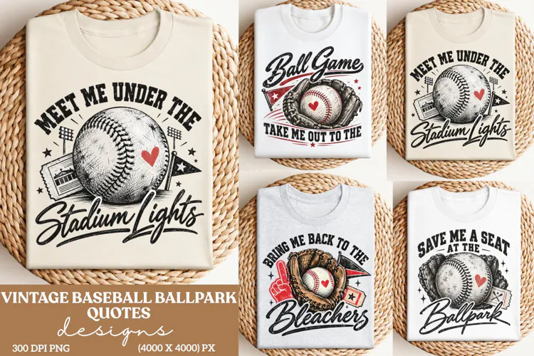 Vintage Baseball Stadium Lights PNG, Baseball Lover Ballpark