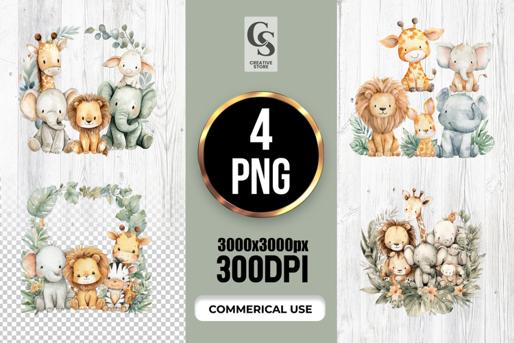 Safari Animals Clipart Image 7