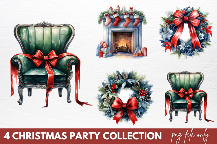 Christmas Party Clipart Image 7