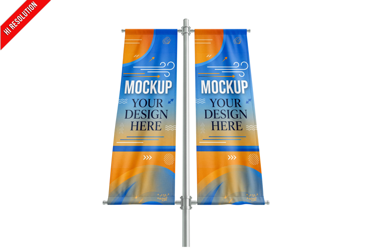 Vertical Street Flag Banners
