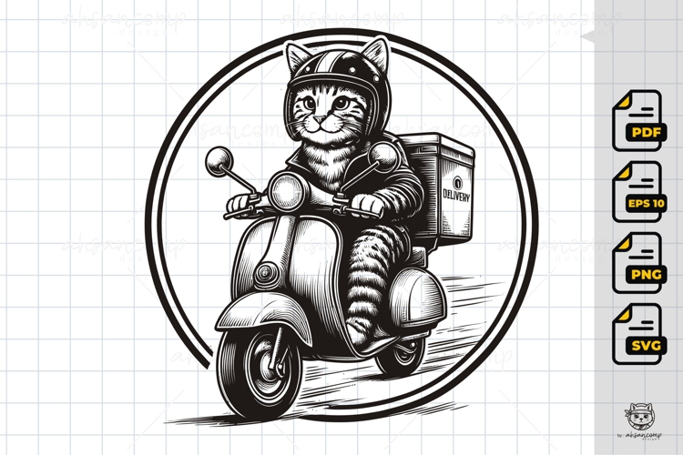 Motorcycle Vector Image 6