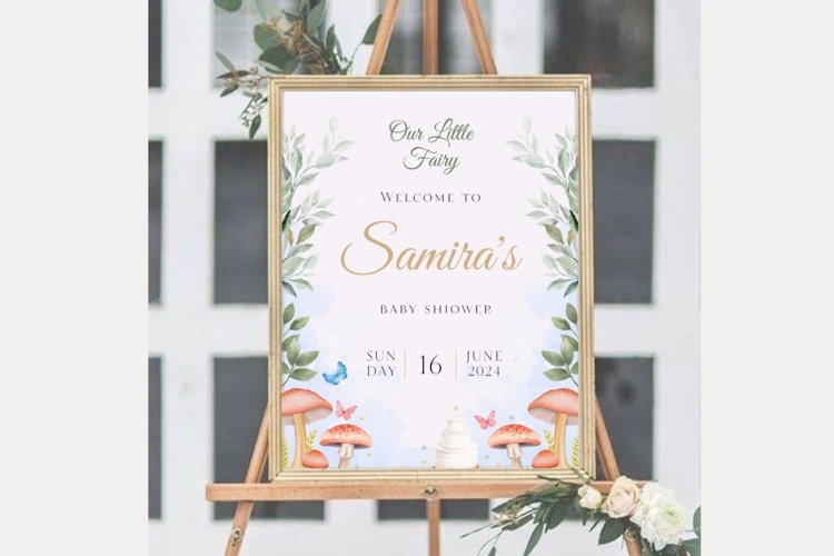 Baby Shower Welcome Template 63
