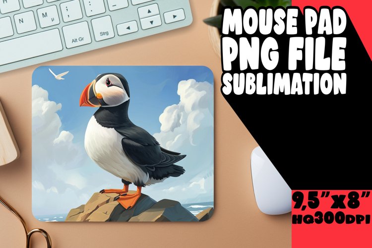 Abstract Bird Mouse Pad - Sublimation