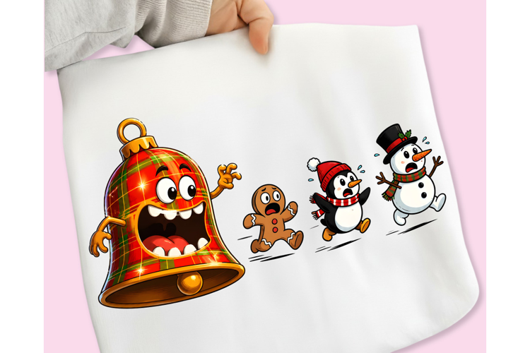 Funny Christmas Ghosts PNG, Christmas Ornament Ghosts PNG