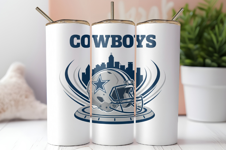 Silver Football Helmet Tumbler Wrap
