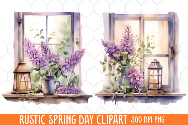 Rustic Spring Clipart, Spring Clipart