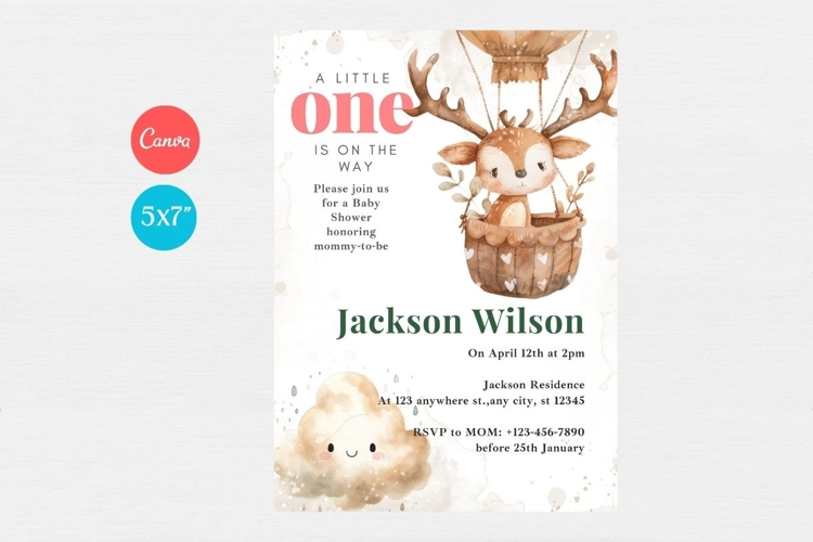 Baby Shower Invitation Template 266