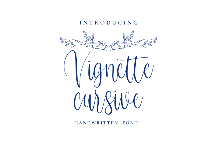 Vignette Cursive