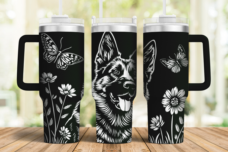 German Shepherd Clipart Image 22