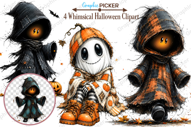 Vintage Pumpkin Clipart Image 6