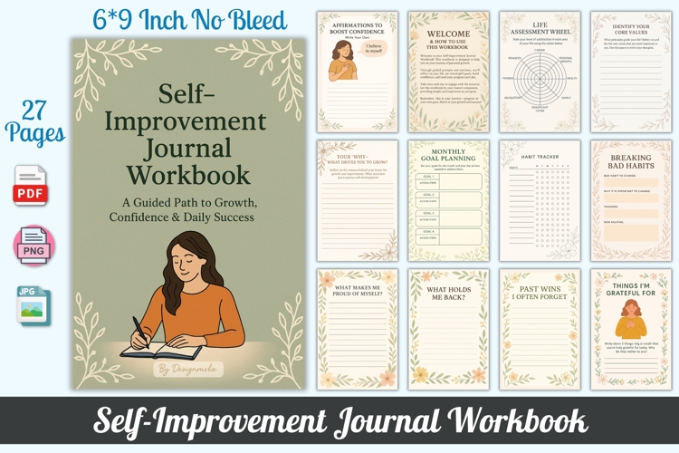 Self-Improvement Journal Workbook