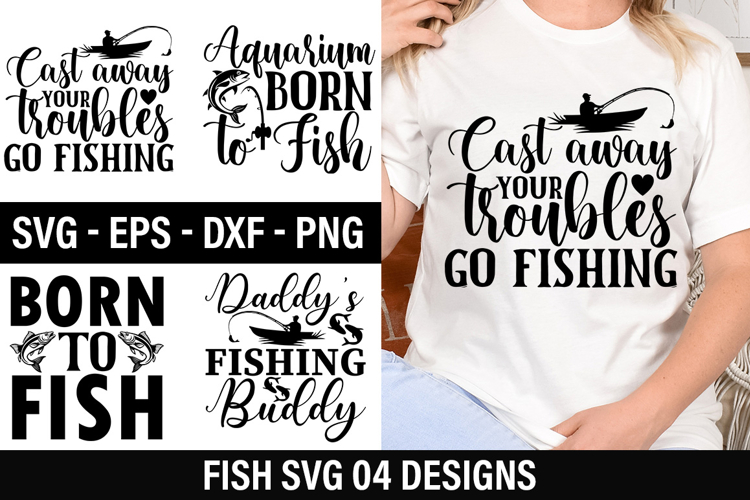 Fishing SVG Design - Daddy s fishing buddy