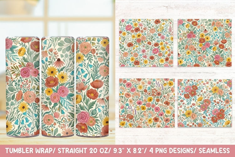 20 Oz Sublimation Tumbler Wrap Image 2
