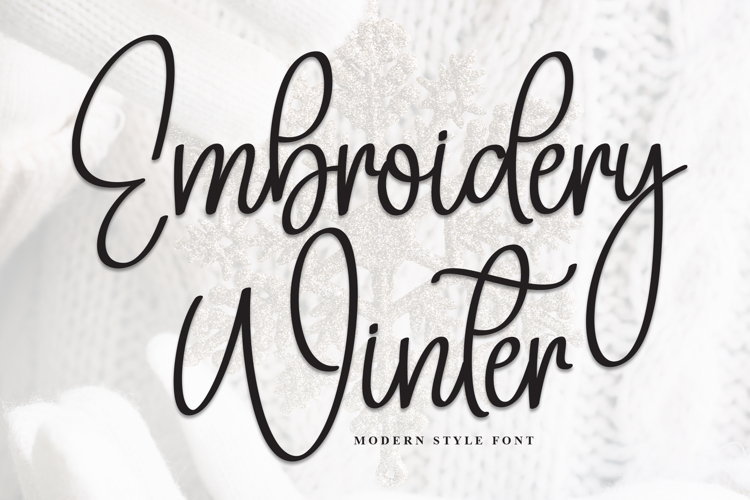 Embroidery Winter