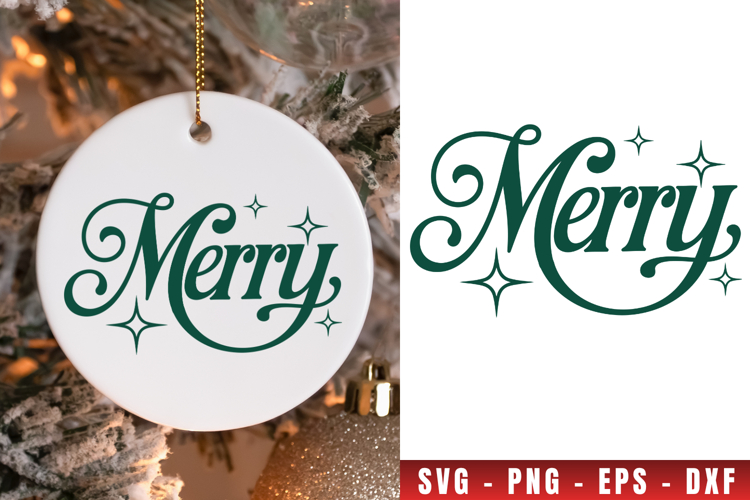 Merry Christmas Tree Svg Image 16