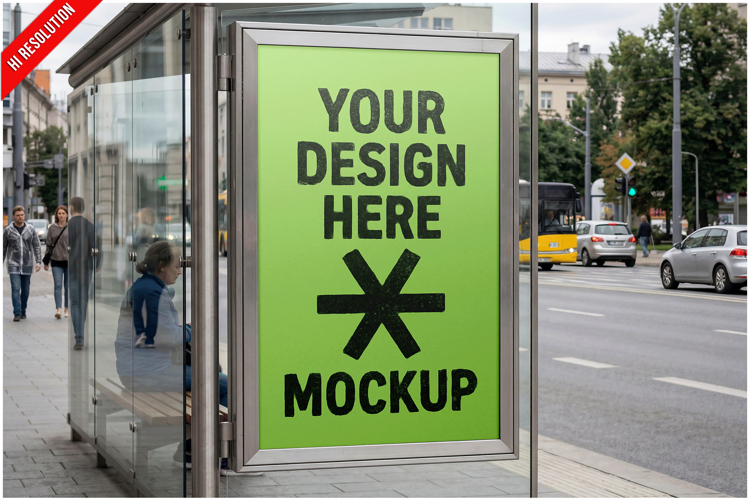 Billboard Bus Stop