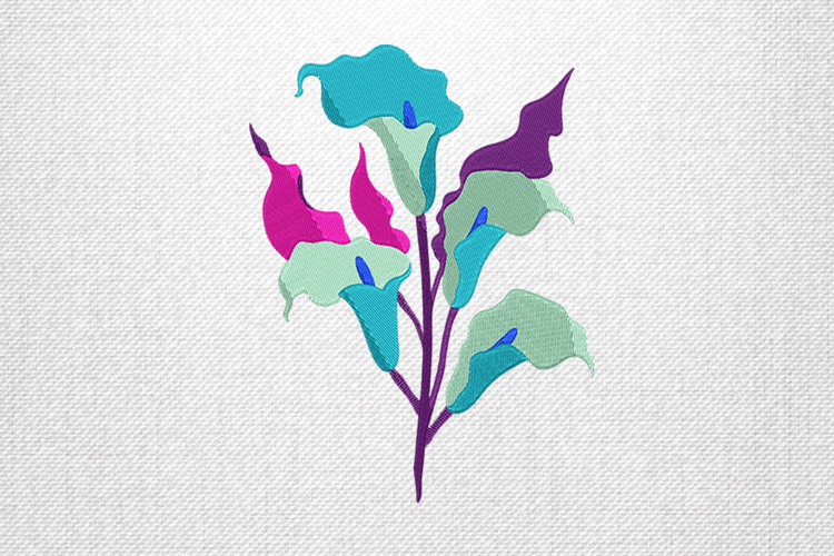 Plant Embroidery Image 8