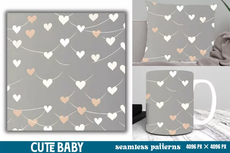 Cute Baby Pastel Digital Papers