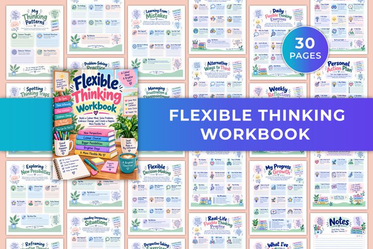 Flexible Thinking Workbook Kdp interiors example image 1