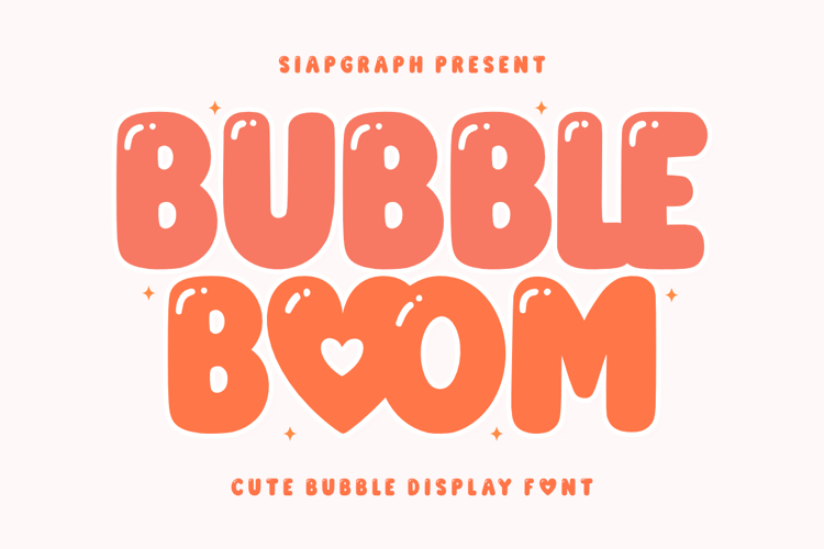 Bubble Boom - Cute Bubble Font
