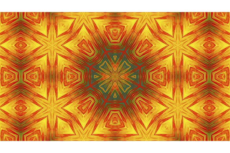 Abstract multicolored symmetrical kaleidoscope background