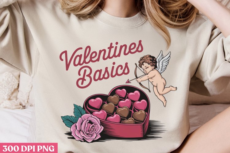 Valentines basics PNG, Sweet Valentines Sublimation