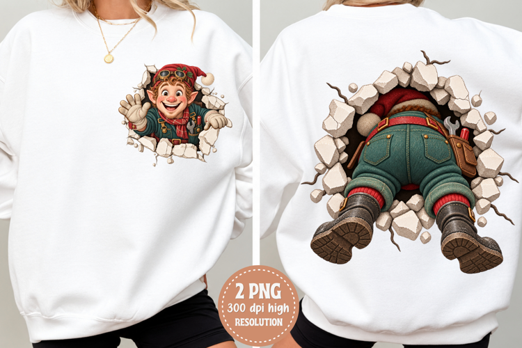 Christmas Santa Numbers PNG