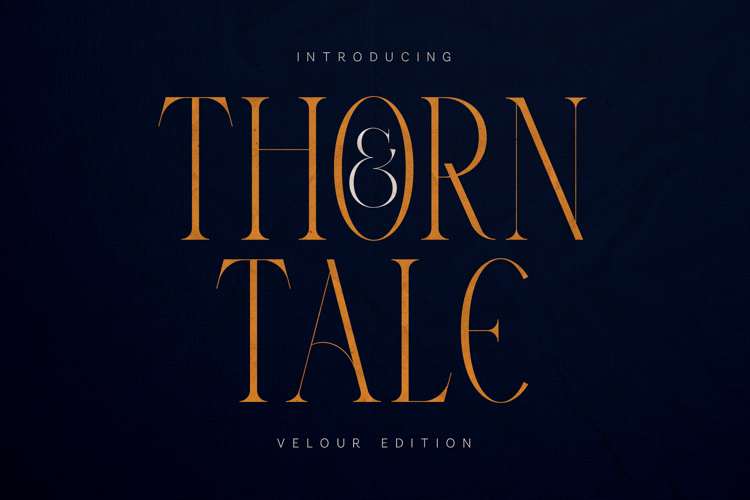 Thorn   Tale Elegant Decorative Serif Font