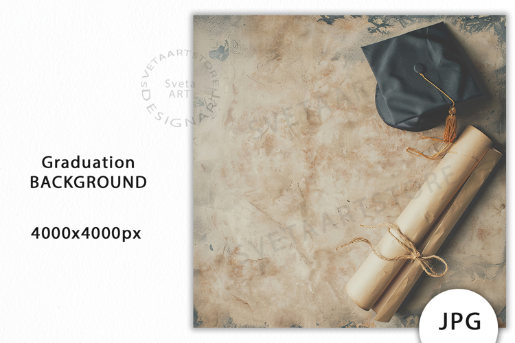 Graduation Aesthetic Background JPG