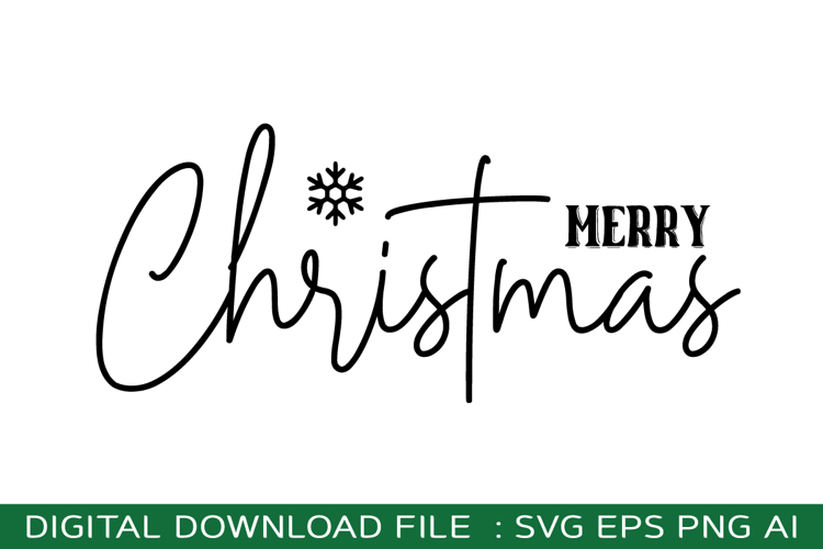 Merry Christmas Clipart Image 11
