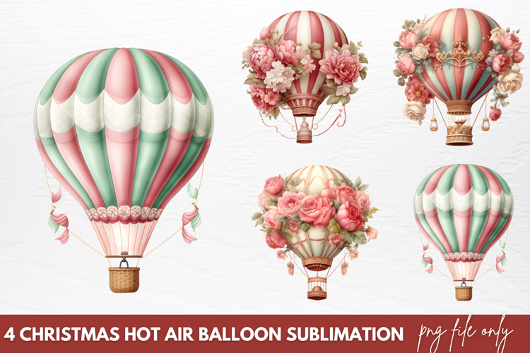 Hot Air Balloon Clipart Image 7