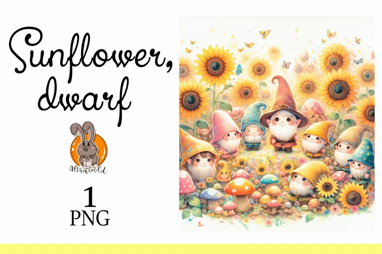 Gnome sunflower