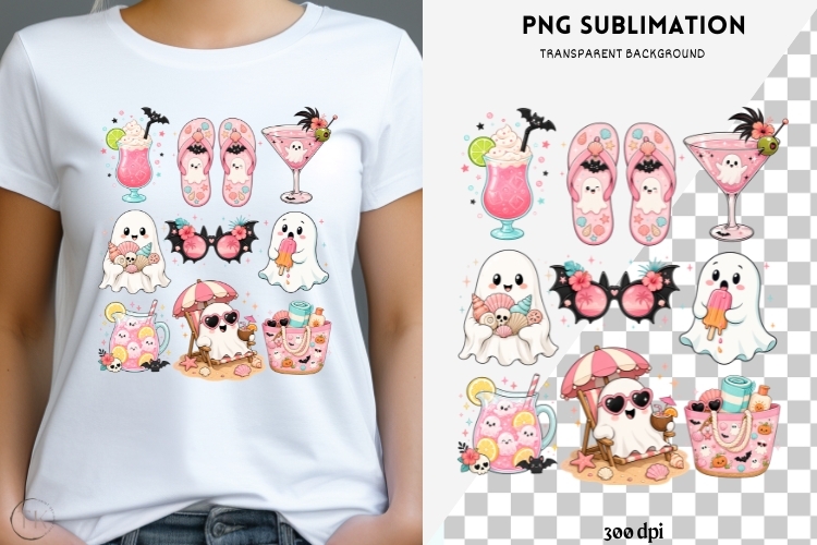 Summerween png design for T-shirts