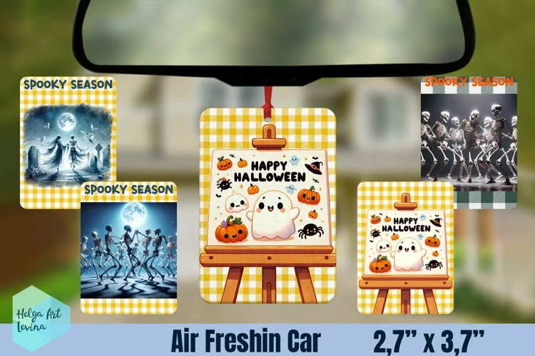 Air Freshener Car |Halloween sublimation