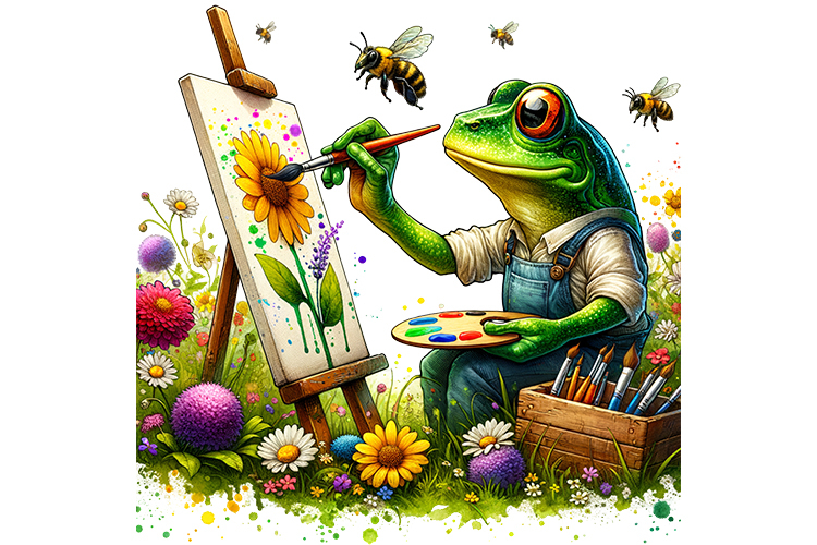Cute Frog Clipart Image 10