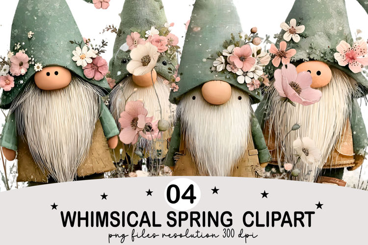 Whimsical Spring Clipart png Whimsical Spring Watercolor png