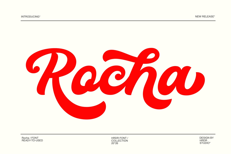 Rocha - Elegant Script Font