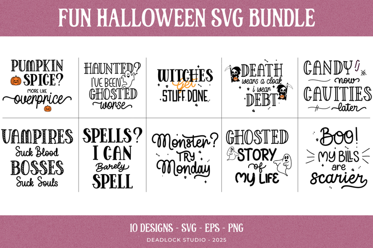 Fun Halloween SVG Bundle