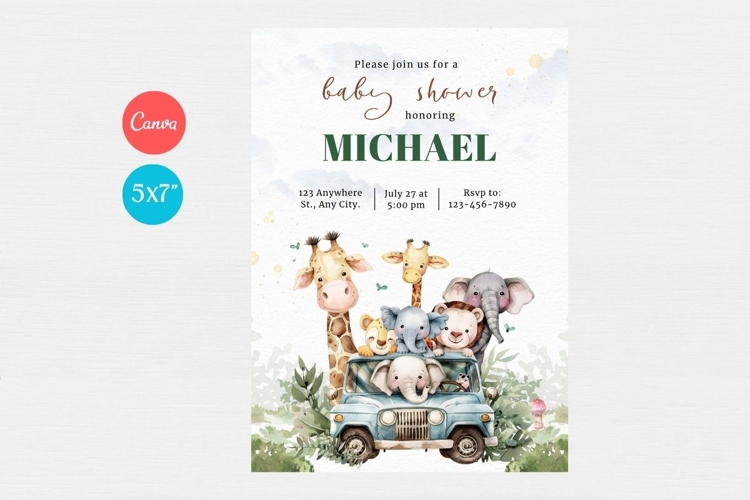 Baby Shower Invitation Template 176