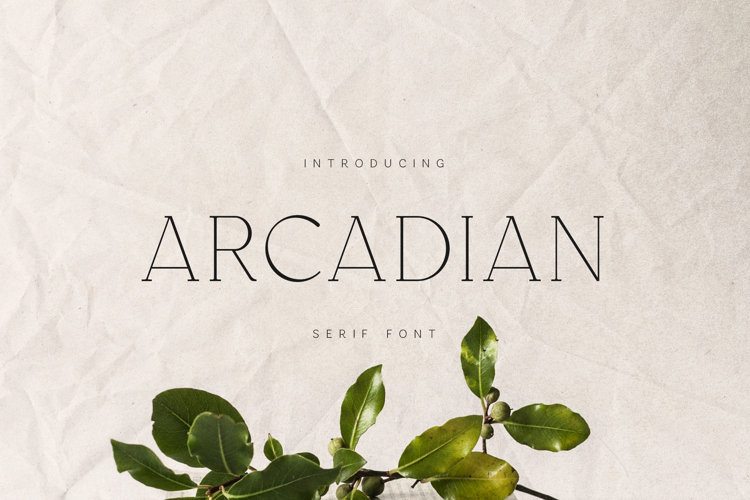 Arcadian Elegant Classic Serif Font
