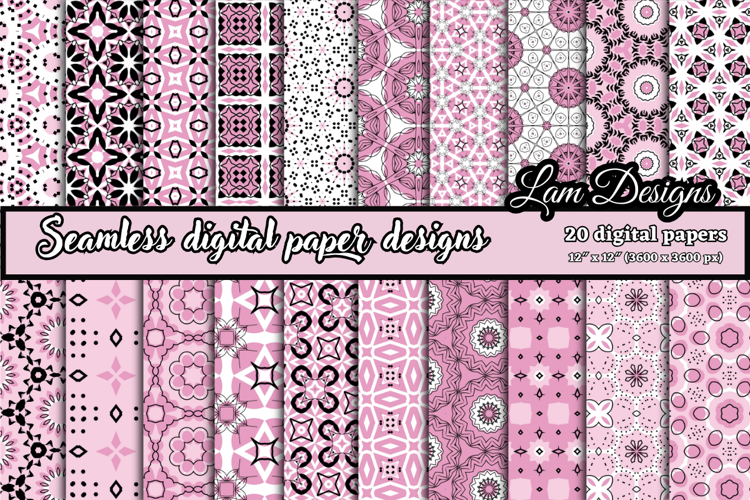 Geometric Seamless digital papers, Seamless pattern