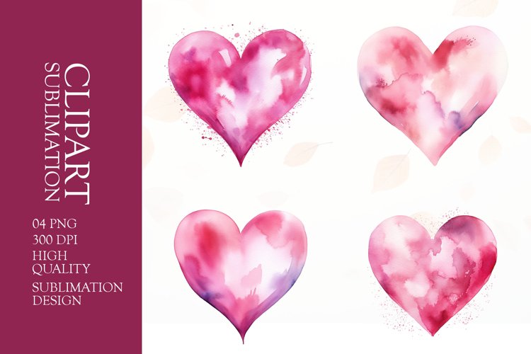 Pink Heart Png Image 3