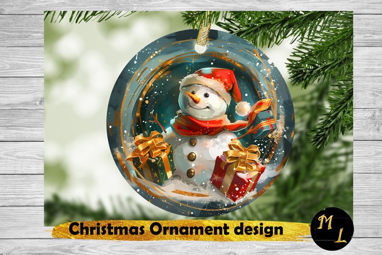 Christmas Snowman Clipart Image 2