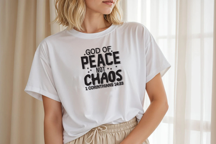 God of Peace PNG T-Shirt Design