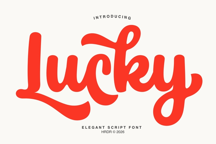 Lucky - Elegant Handwritten Font