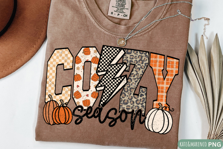 Cozy Season PNG | Fall PNG | Halloween Sublimation and DTF