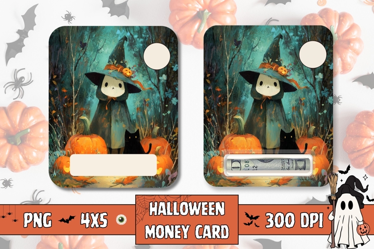 Spooky Halloween Ghost Gift Card Printable