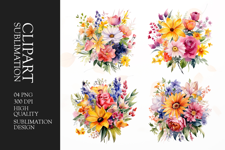 Flower Bouquet Clipart Image 15