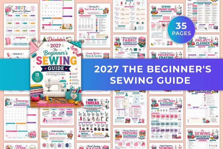 2027 The Beginner’s Sewing Guide kdp interiors
